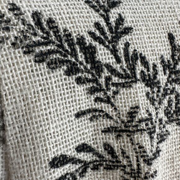 coldwater creek embroidered jacquard blazer womens large ivory black floral - Picture 3 of 15